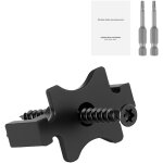 Mophorn fixations invisibles pour lames de terrasse composite, 90 pi�ces, clips en plastique pp avec ...