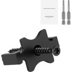 Mophorn fixations invisibles pour lames de terrasse composite, 900 pcs, clips en plastique pp avec vis ...