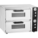 Mophorn four � pizza �lectrique de comptoir 45, 7 cm, appareil int�rieur � 2 niveaux avec r�glage ind�pendant ...