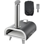Mophorn four  pizza portable 12 pouces (305 mm) pour extrieur, conu avec thermomtre intgr, pelle ...