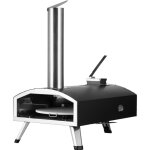 Mophorn four  pizza portable pour l'extrieur de 12 pouces, gril  pizza en fer  trois combustibles ...