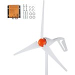 Générateur d'éolienne 500 w, système d'énergie éolienne à 3 pales 24 v avec contrôleur mppt, direction ... Générateur d'éolienne 500 w, système d'énergie éolienne à 3 pales 24 v avec contrôleur mppt, direction ...