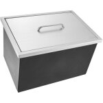 Mophorn - glacire encastrable 40qt, refroidisseur  glace en acier inoxydable, bac  glace commercial ...