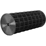 Mophorn grillage m�tallique noir avec maille de 5 x 7, 5 cm, rouleau de cl�ture en fil de fer galvanis� ...