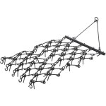 Mophorn herse � cha�ne 2250x1140 mm avec 69 dents ac�r�es, outil de nivellement pour all�es, paysages ...