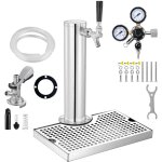 Kit de tour kegerator - conversion de bire  un seul robinet en acier inoxydable pour les ftes  domicile. ...