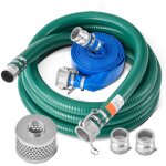 Mophorn - kit de tuyau d'aspiration pour pompe  eau, 2 po x 65 pi, avec tuyau de lavage  contre - courant ...