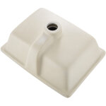 Mophorn lavabo de salle de bain encastr�, 400 x 305 mm, vasque rectangulaire en c�ramique blanche avec ...