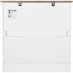 Mophorn meuble de bar  caf, 80 x 35 x 80 cm, armoire avec 3 niveaux de rangement, table basse avec ...