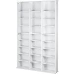 Meuble de rangement multim�dia , �tag�re dvd � 9 niveaux pour 756 cd, �tag�res cd r�glables, 27 compartiments, ...