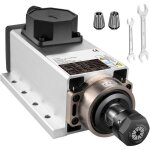 Mophorn - moteur de broche refroidi par air 2, 2 kw - broche cnc 220 v, pince er20, 24 000 tr / min, ...