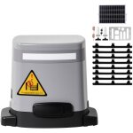 Mophorn motorisation de portail coulissant 280 w, systme lectrique solaire pour portes jusqu' 20 m ...