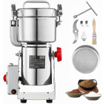 Mophorn moulin � grains �lectrique 750g, 2000w haute vitesse, pulv�risateur en acier inoxydable, pour ...