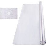 Mophorn nappe en plastique, sous - main en pvc transparent 40 x 60 pouces, protection rectangulaire de ...