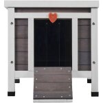 Mophorn niche d'extrieur pour chat rsistante aux intempries, abri pour chats sauvages pour plusieurs ...