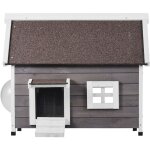 Mophorn niche d'extérieur résistante aux intempéries pour chat sauvage pour plusieurs chats, maison d'extérieu ... Mophorn niche d'extérieur résistante aux intempéries pour chat sauvage pour plusieurs chats, maison d'extérieu ...