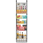 Mophorn - organisateur de garde - manger suspendu sur porte, �tag�re murale � �pices avec 8 niveaux ajustables ...