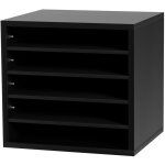 Mophorn - organiseur de littrature, bote aux lettres de bureau  5 compartiments avec tagres rglables, ...