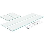 Mophorn - pare - vent en verre , 773 x 367 x 191 mm, pour table de brasero rectangulaire, verre trempé ... Mophorn - pare - vent en verre , 773 x 367 x 191 mm, pour table de brasero rectangulaire, verre trempé ...
