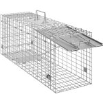 Pi�ge � cage pour animaux vivants mophorn 31  x 10  x 12 , pi�ge pliable en fer galvanis� pour chats ...
