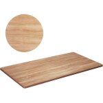 Plateau de table rectangulaire 180 x 80 x 2, 5 cm, panneau de particules universel pour cadre de bureau ...