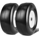 Vevor pneus de tondeuse a gazon avec jante 2pcs, pneus de tracteur sans chambre a air 330x127 - 152 mm, ...