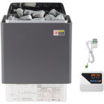 Mophorn po�le de sauna �lectrique 9kw avec contr�leur externe, acier inoxydable, pour pi�ce de 9 - 13m�. ...