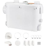 Mophorn pompe de macration 500 w 6 600 l / h dbit 26, 2 pi / 8 m tte pompe de puisard d'gout avec ...