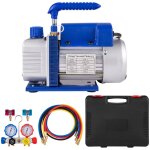 Mophorn pompe � vide hvac ac 4, 8 cfm 5pa, manom�tre, emballage en bo�te, 1440 tr / min, 1 / 3 cv, ac230 ...