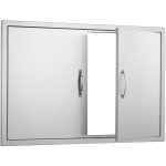 Mophorn - porte d'accès double pour barbecue 990 x 660 mm, porte verticale encastrée en acier inoxydable ... Mophorn - porte d'accès double pour barbecue 990 x 660 mm, porte verticale encastrée en acier inoxydable ...