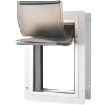Mophorn - porte pour animaux de compagnie, cadre en mtal 9, 29' x 13, 19' avec serrure, systme  3 ...