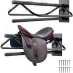 Porte - selle avec barre de protection, 23, 8 x 12, 6 x 10, 2 pouces, lot de 2 soutiens de selle muraux, ...