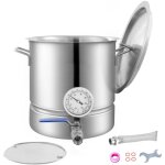 Mophorn pot de brassage en acier inoxydable de 5 gallons, bouilloire à fond triple épaisseur, fournitures ... Mophorn pot de brassage en acier inoxydable de 5 gallons, bouilloire à fond triple épaisseur, fournitures ...