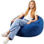 Mophorn pouf rond de 3 pieds - housse amovible et lavable. rempli de mousse  mmoire de forme 25d, velours ...
