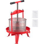 Presse � vin de fruits manuelle de 9 litres (2, 38 gal), panier en acier inoxydable avec poutre transversale ...