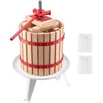 Mophorn pressoir manuel  fruits 12 l, quip d'un panier en bois robuste et de 8 blocs, idal pour extraire ...
