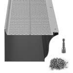 Mophorn - protège - gouttière, 12, 7 cm de largeur, filtre à feuilles en aluminium, 26 pièces, longueur ... Mophorn - protège - gouttière, 12, 7 cm de largeur, filtre à feuilles en aluminium, 26 pièces, longueur ...