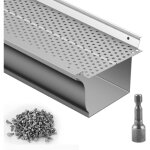 Mophorn protge - gouttire 5 pouces de large 52 pieds de long, couverture en maille pour la protection ...