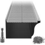 Mophorn - protge - gouttire 6 pouces de large 104 pieds de long en maille pour la protection des feuilles ...