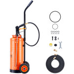 Mophorn pulv�risateur en acier inoxydable � roulettes, capacit� environ 13, 2 l, pompe manuelle, pression ...