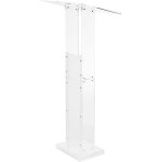 Mophorn pupitre en acrylique de 50 pouces avec �tag�re de rangement, pupitre sur pied pour pr�sentations, ...