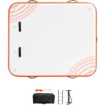 Mophorn quai flottant gonflable 6 x 5 pieds, plate - forme d'eau antid�rapante, sac portable et �chelle ...