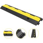 Mophorn - rampe de protection de câble 4 paquets, 2 canaux, ralentisseur en caoutchouc, capacité de charge ... Mophorn - rampe de protection de câble 4 paquets, 2 canaux, ralentisseur en caoutchouc, capacité de charge ...