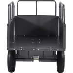 Mophorn remorque � benne basculante 481 l, id�ale pour tracteurs tondeuses et �quipements de jardin, ...