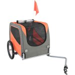 Mophorn - remorque pour chien, capacit de 66 lb, porte - vlo pour animaux de compagnie avec cadre pliable, ...