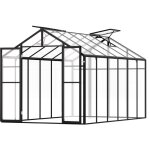 Mophorn - serre en polycarbonate, 8 x 12 pi, serre extrieure avec fonctionnalits utiles pour le jardin ...
