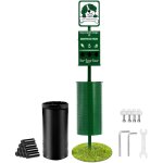 Mophorn station de d�chets pour chiens, qualit� commerciale, poubelle pour d�chets d'animaux de compagnie ...