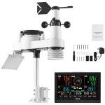 Mophorn station m�t�o sans fil 7 en 1, syst�me solaire pour int�rieur et ext�rieur, avec �cran va de ...