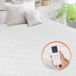 Mophorn - surmatelas chauffant, 195 x 165 cm, queen, chauffe - lit électrique avec 4 réglages de chaleur, ... Mophorn - surmatelas chauffant, 195 x 165 cm, queen, chauffe - lit électrique avec 4 réglages de chaleur, ...