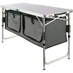 Table de cuisine de camping mophorn, station de cuisson portable pliable avec 3 hauteurs réglables Table de cuisine de camping mophorn, station de cuisson portable pliable avec 3 hauteurs réglables